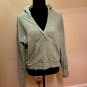 Sweaty Betty After Class Relaxed Hoodie in Salix Green 6